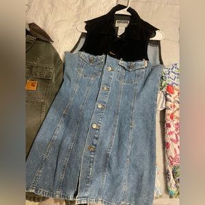 Vintage denim dress